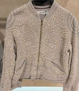Zara embroidered bomber jacket