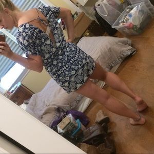 Blue romper