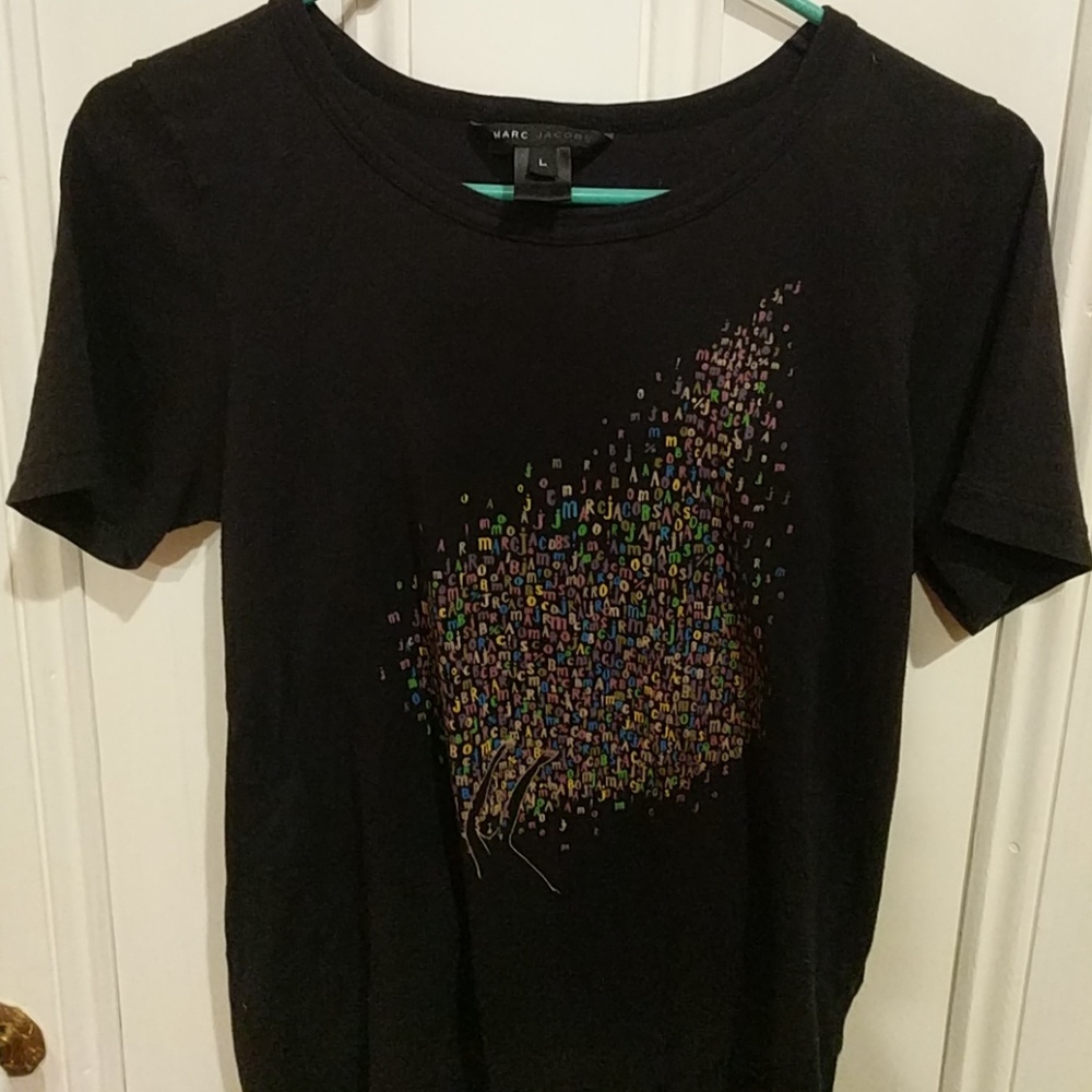 Marc by Marc Jacobs t shirt, black with logo large