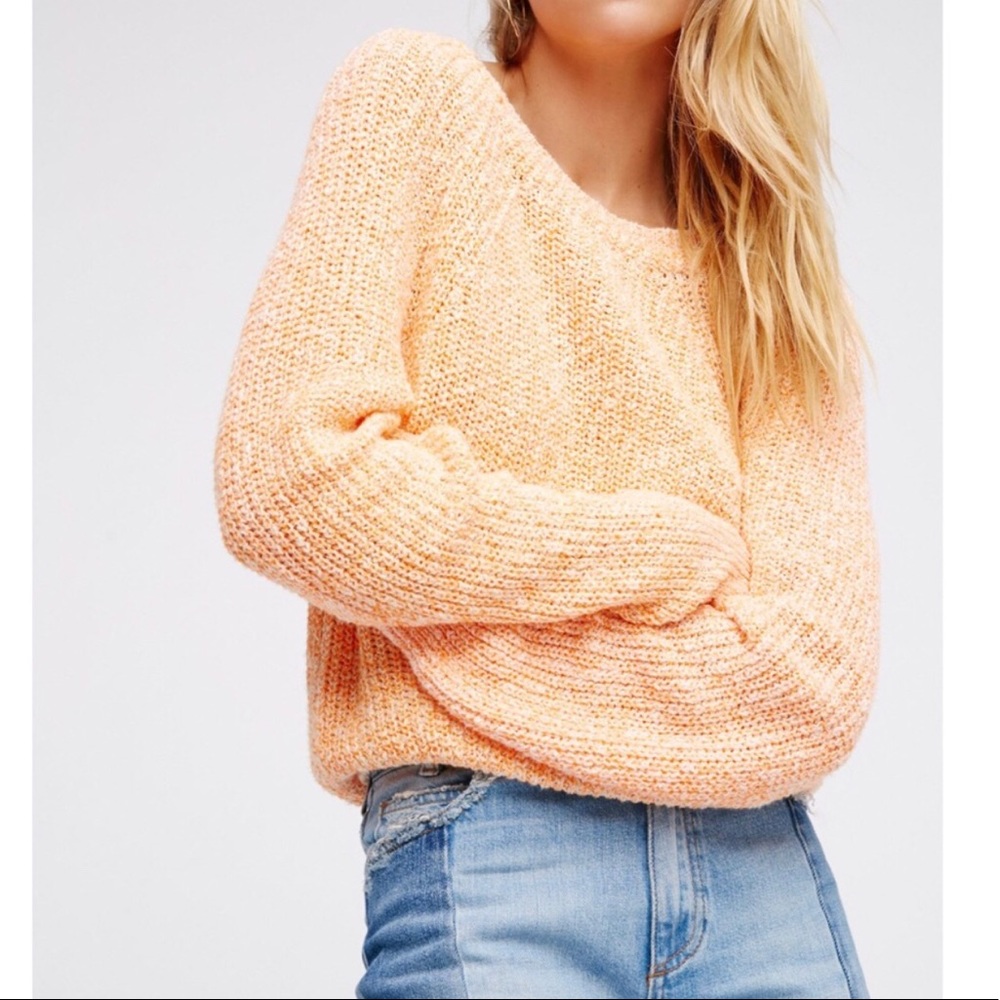 NWOT Free People Electric City Pullover Sweater