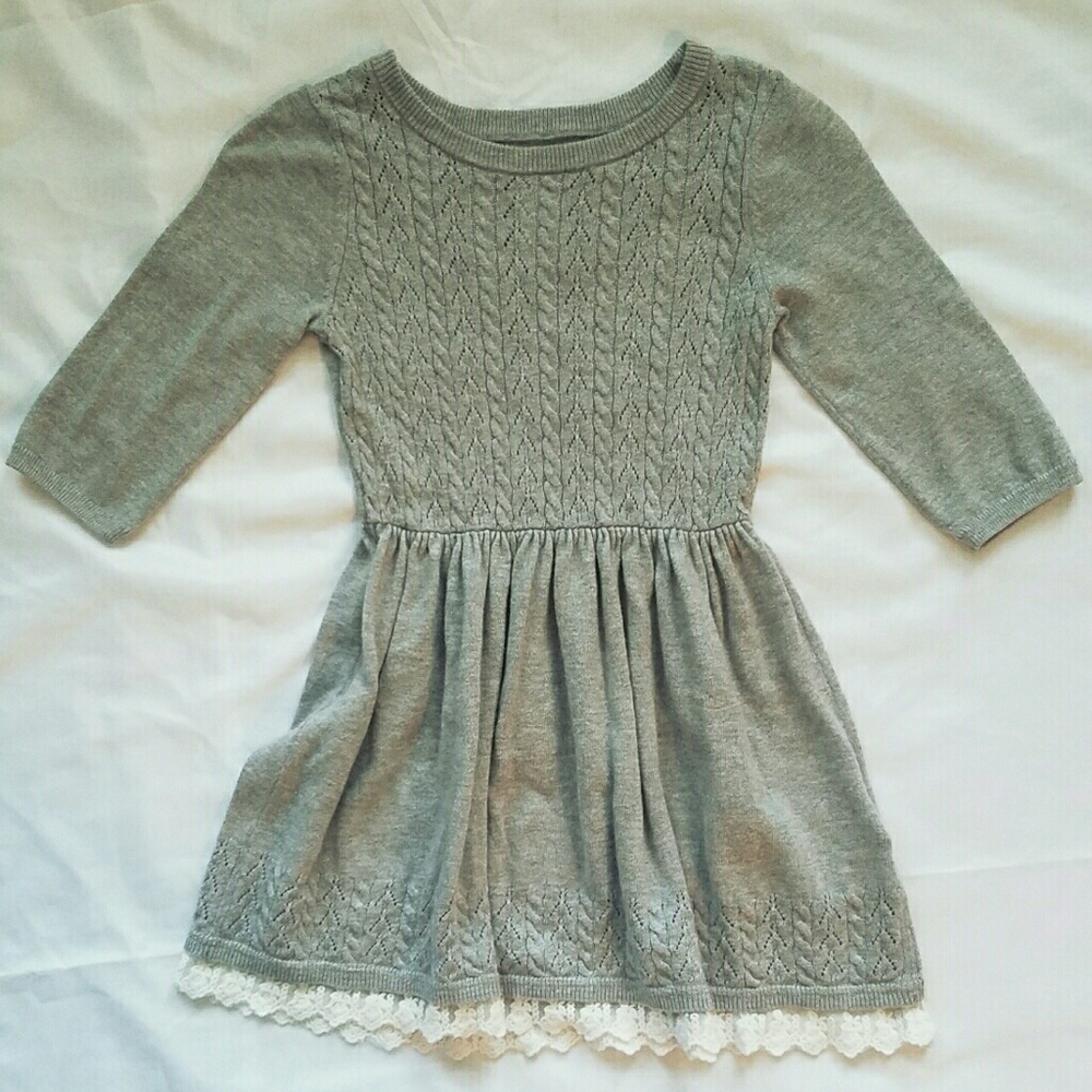 H&M girls gray dress