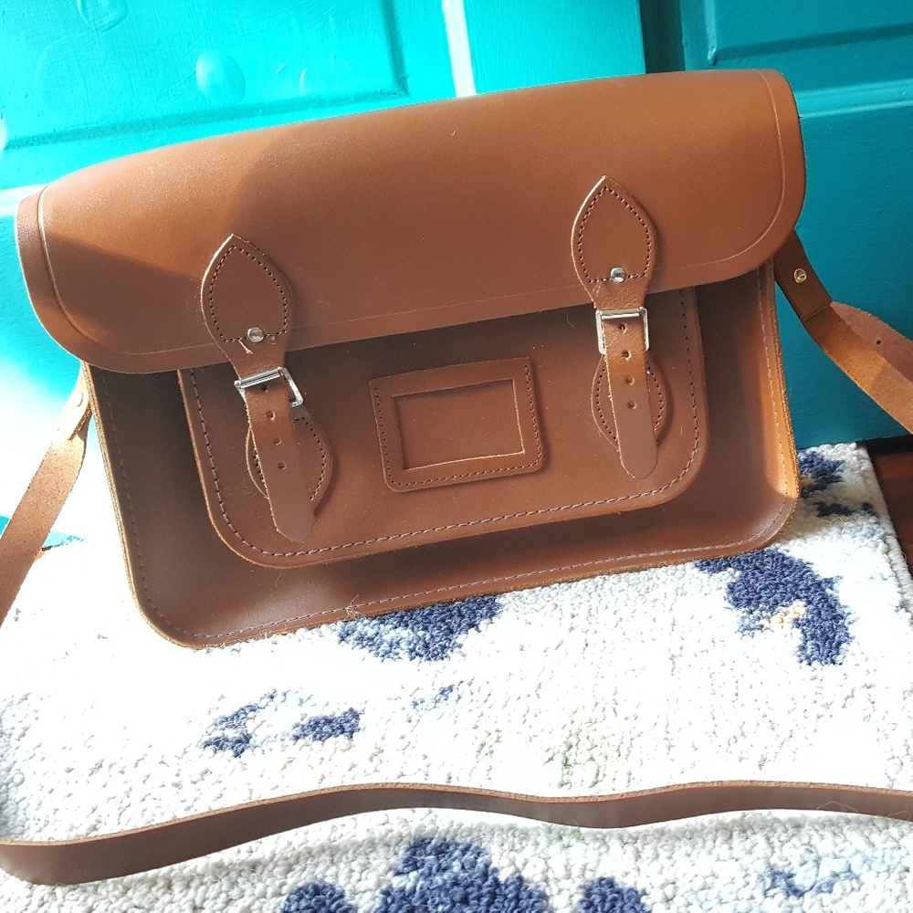13 inch Cambridge Satchel - brown