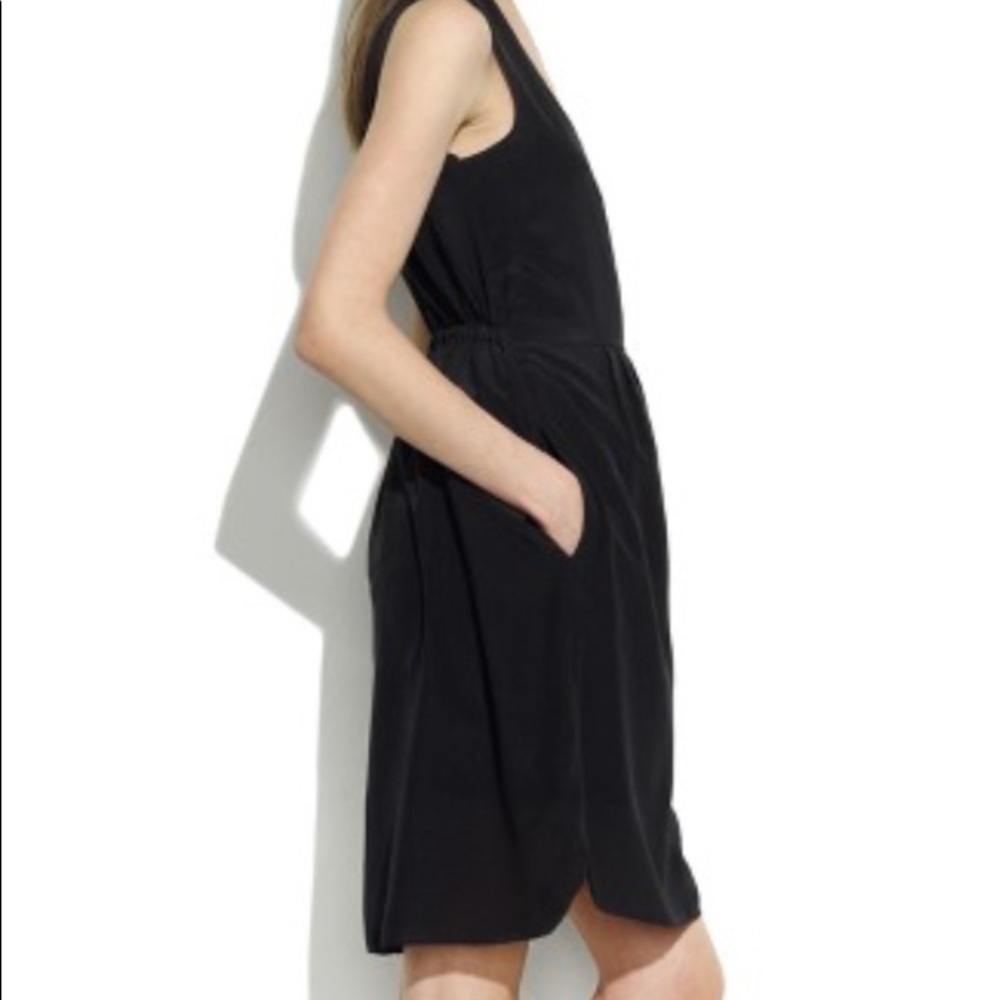Madewell Tailored Silk Dress