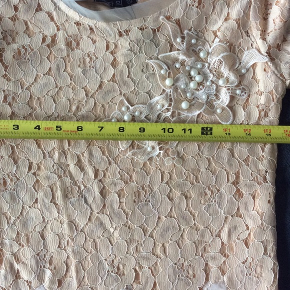 S O L D Pretty Lace and Chiffon Dress - Picture 8 of 8