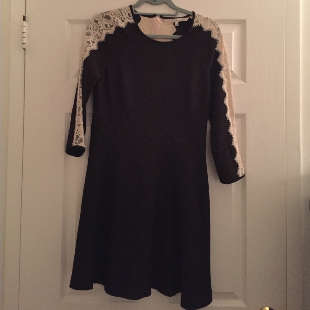 Rachel Roy black and lace dress