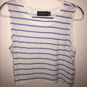 MINKPINK striped crop top