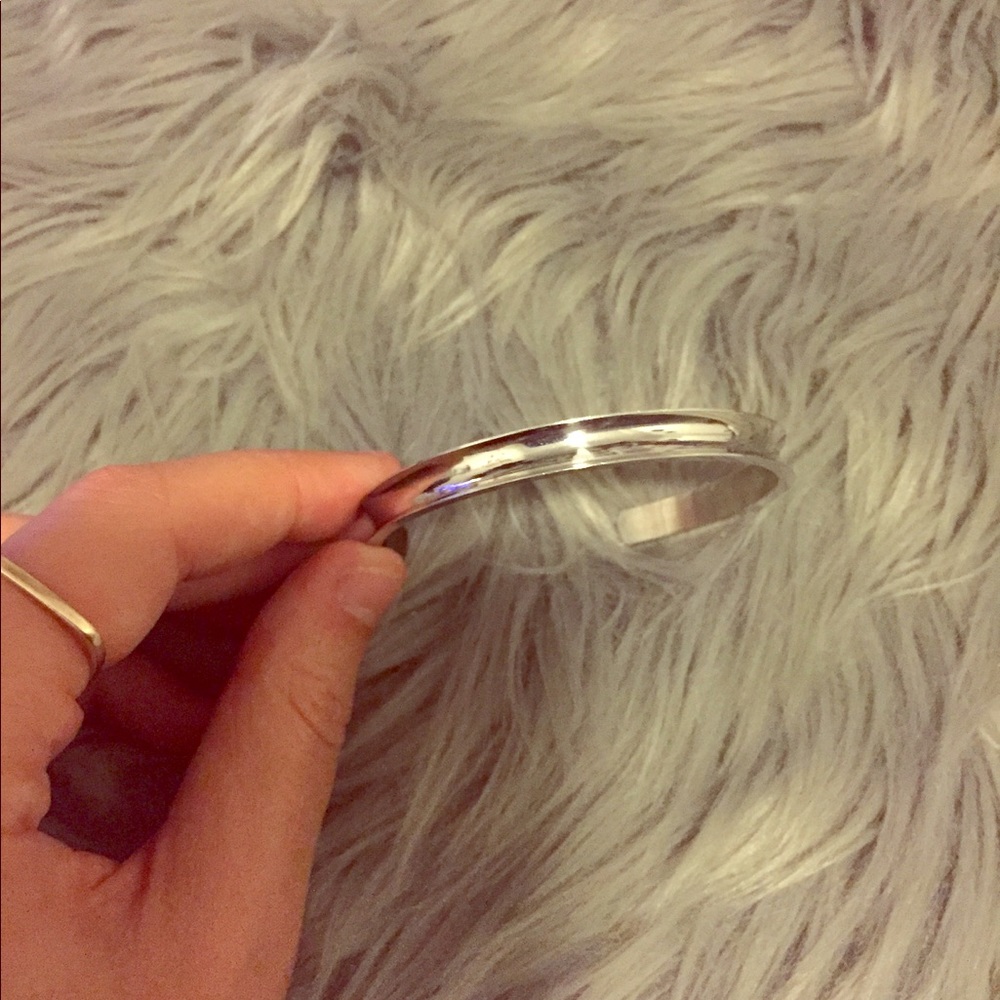 New Silver Bangle