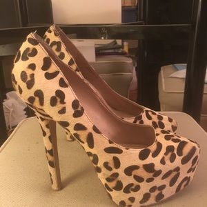 Steve Madden Leopard Platforms