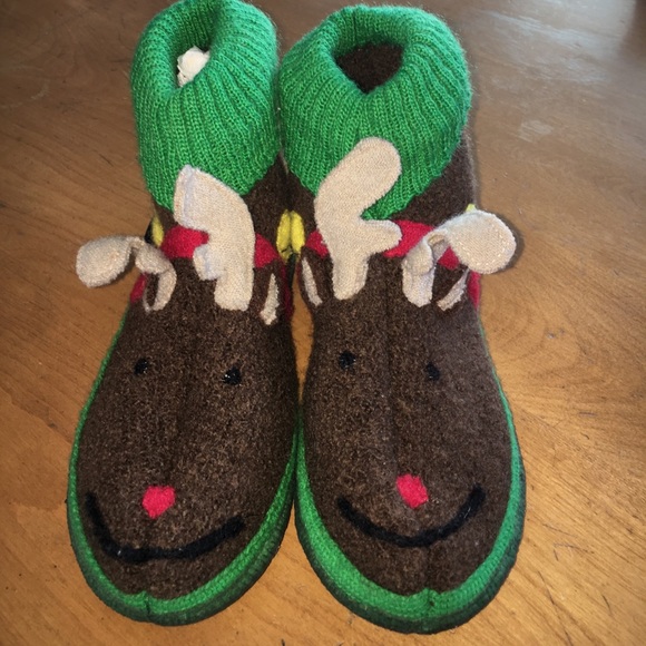 garnet hill wool slippers