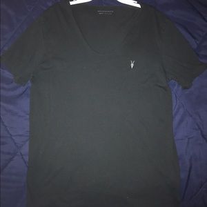 All saint men's cut neck t shirt