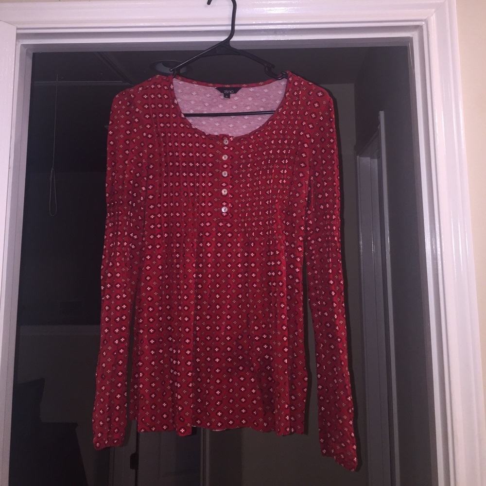 Zinc top