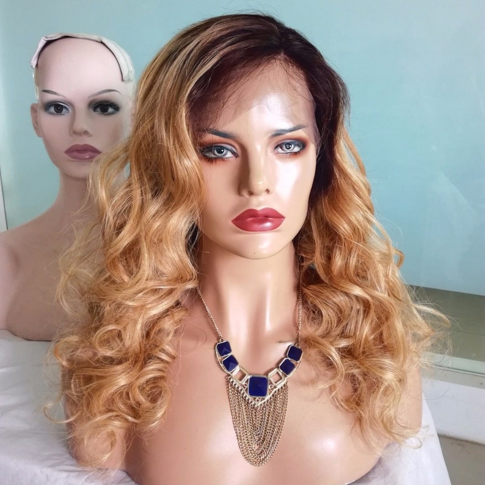 Blonde Ombre Full Lace Human Hair Wig (Beautiful!)