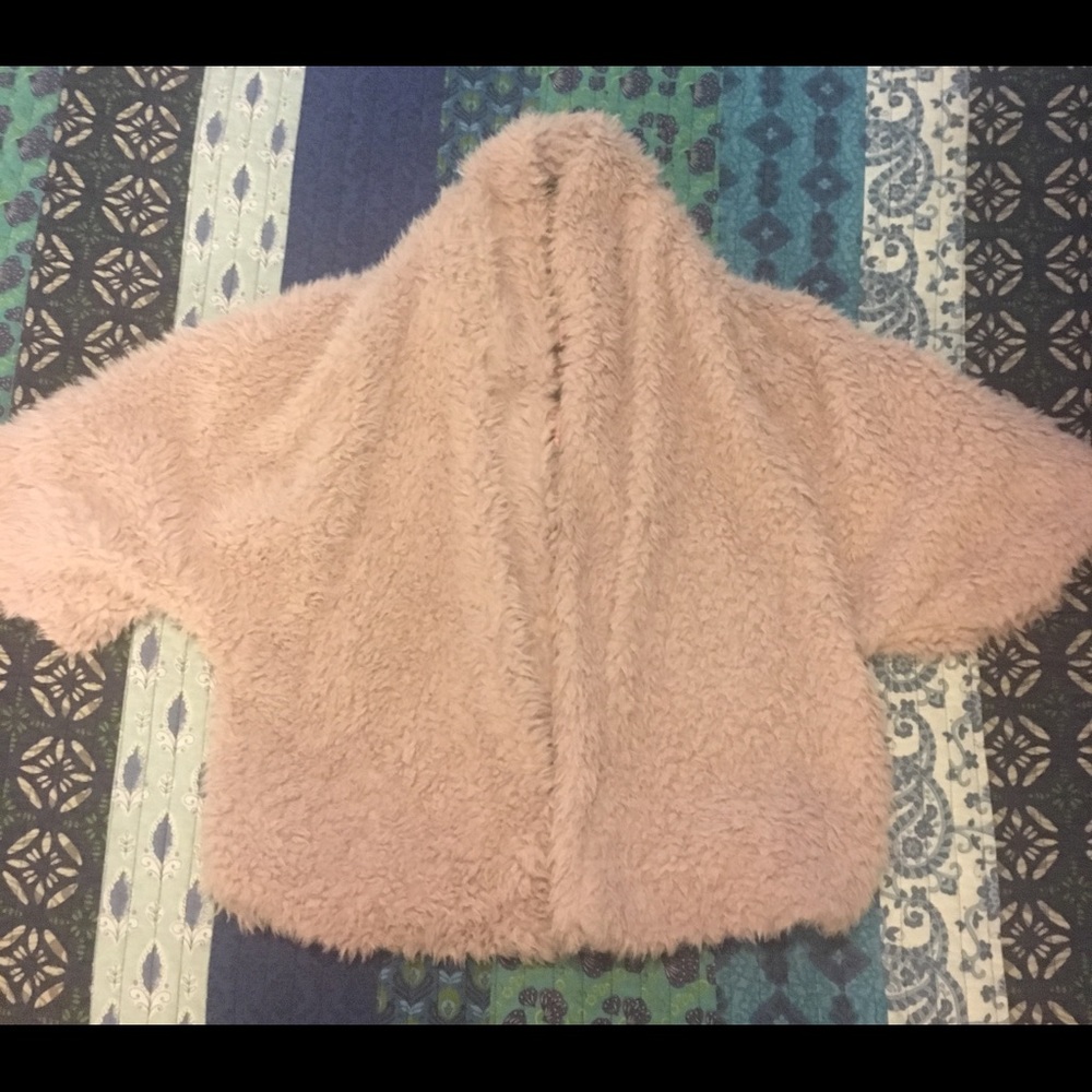 Fuzzy Light Pink Jacket