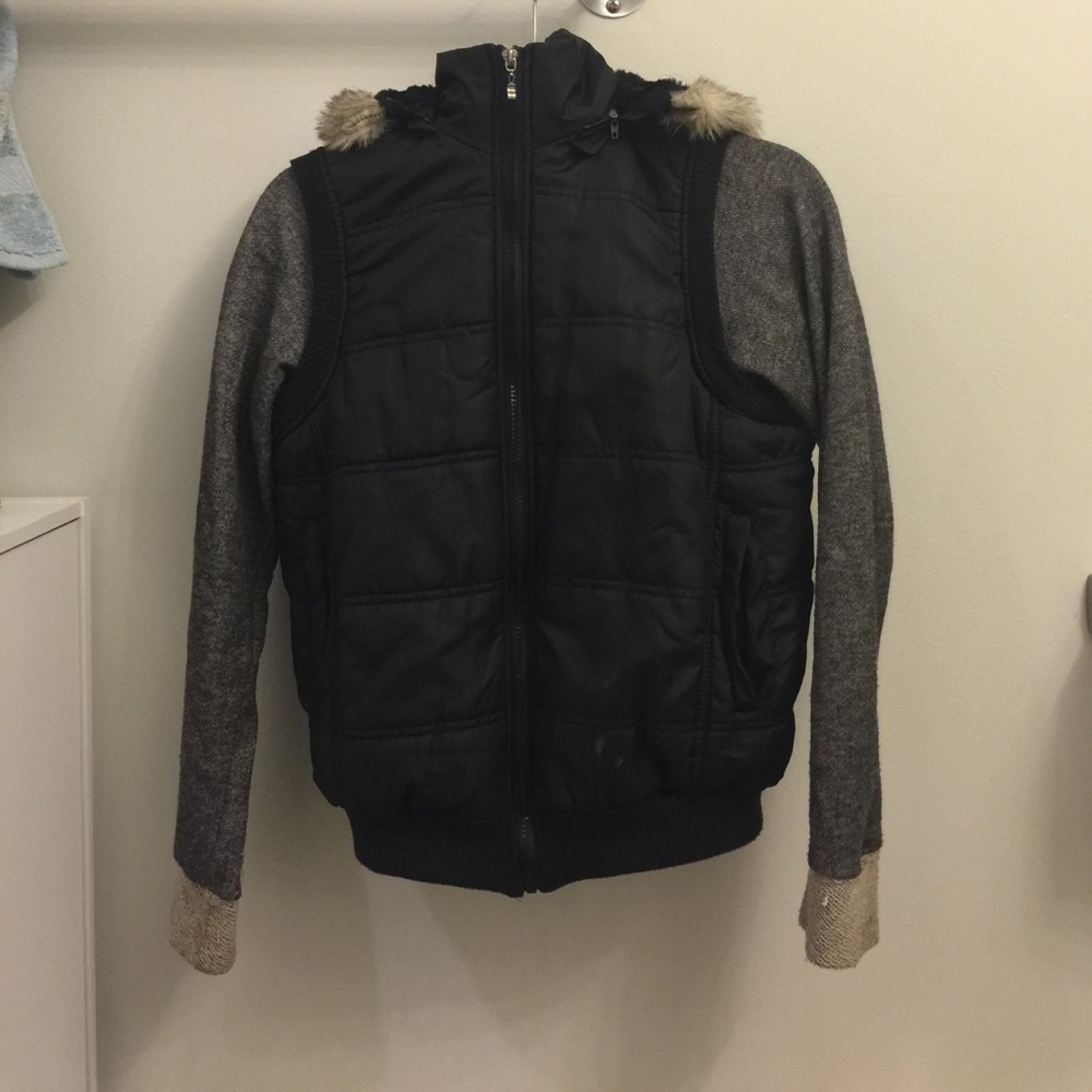 John Eshaya Hooded Vest Jacket