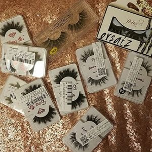 10 eyelashes bundle flutter lashes in crazed