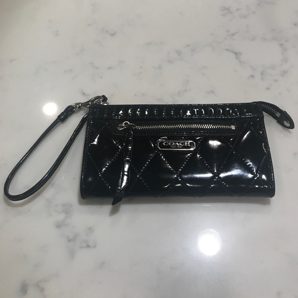 Lightly used Coach Wristlet Wallet