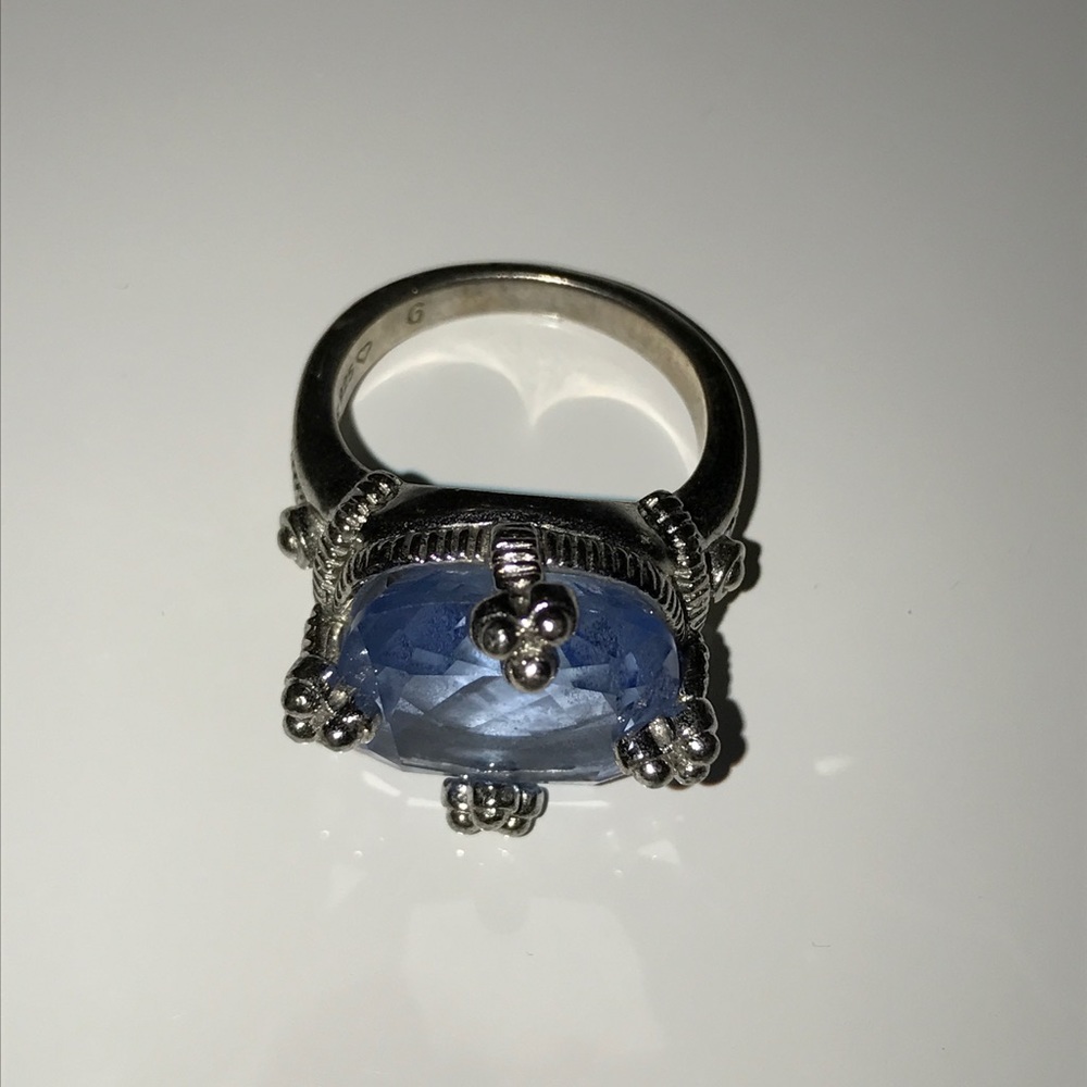 Judith Ripka Blue Quartz Ring - Picture 4 of 4