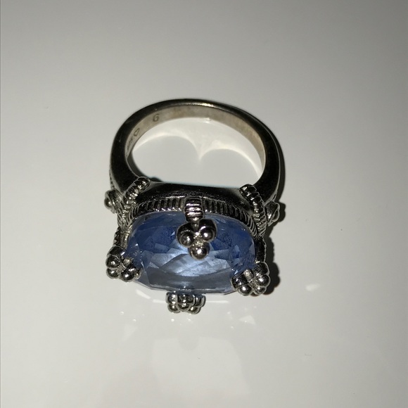 Judith Ripka Blue Quartz Ring - Picture 4 of 4