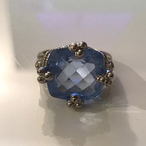 Judith Ripka Blue Quartz Ring