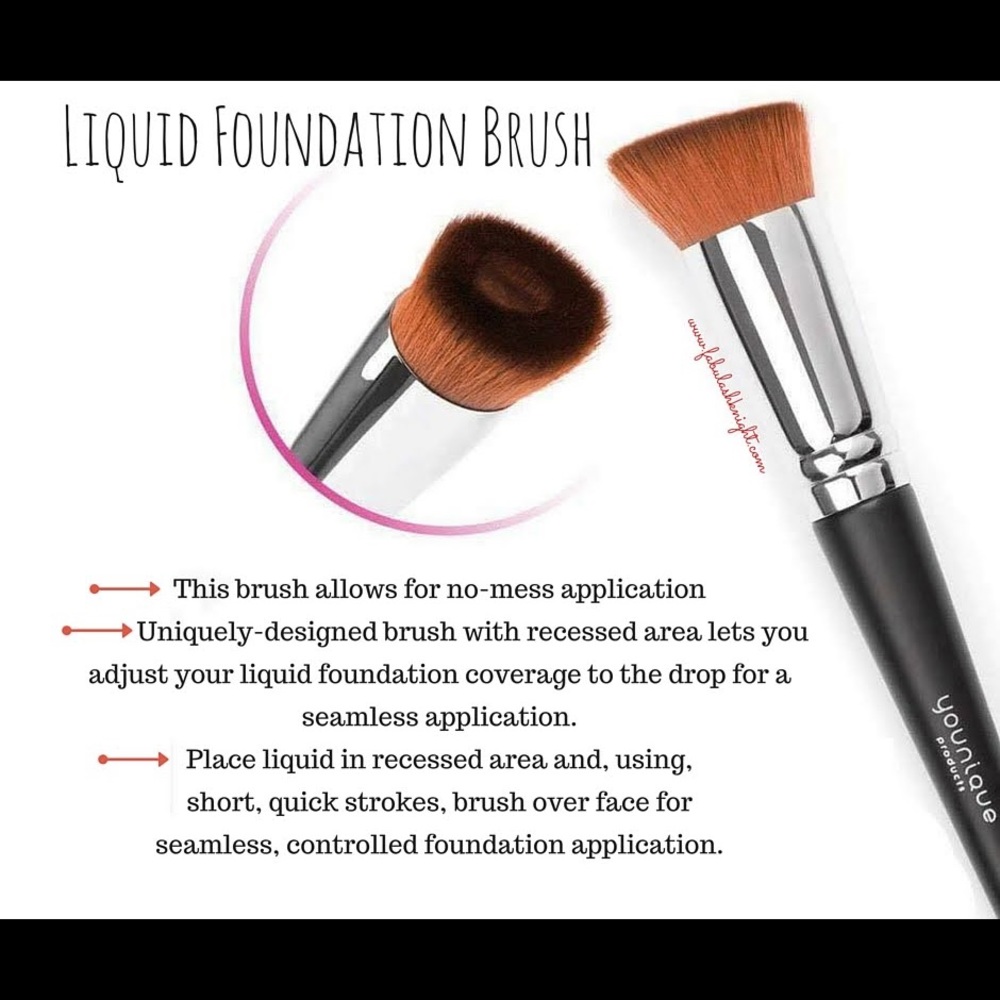 Younique liquid foundation brush