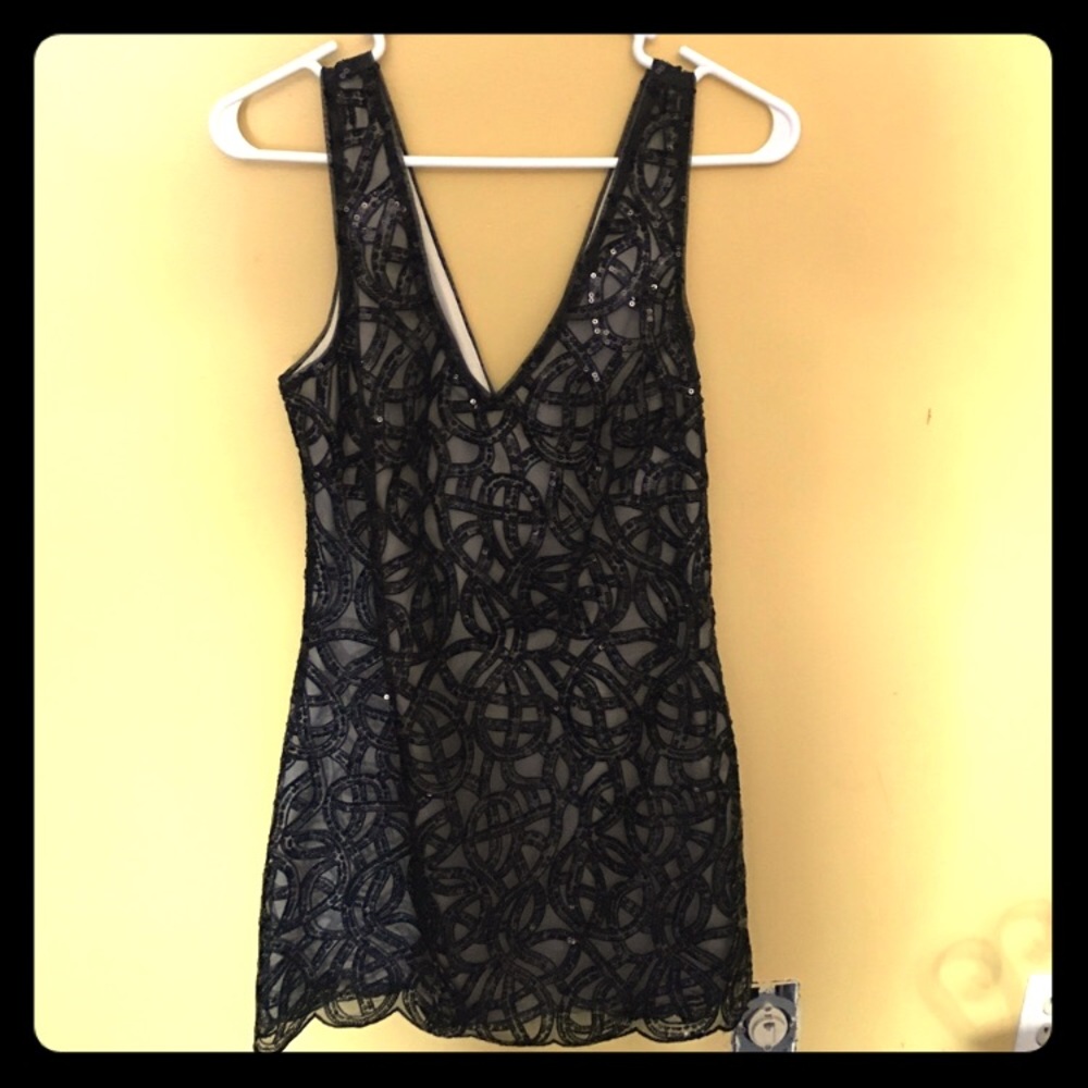 MUST GO❗️ Bebe Frosty Organza Mini Dress