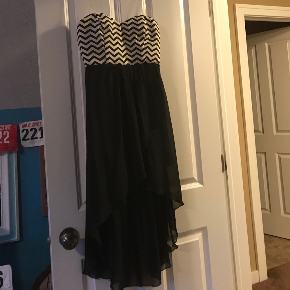 Hi-lo homecoming dress
