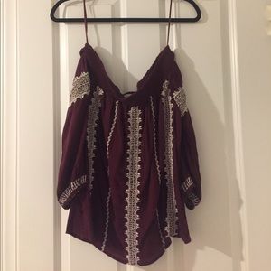 Lucky Brand off the shoulder blouse