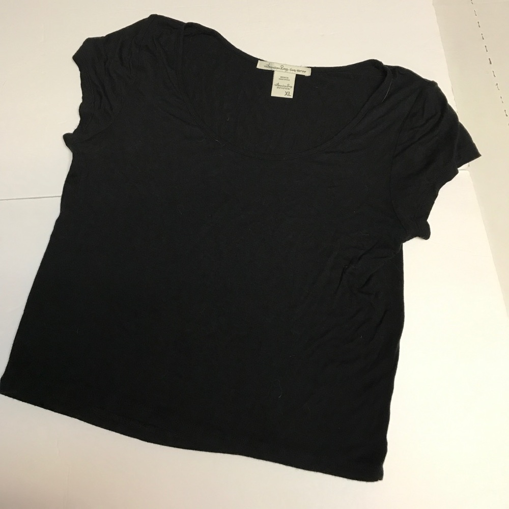 Black crop top