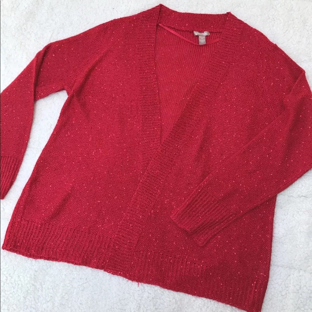 WHITE STAG Women's Red Cardigan XXL/2XG