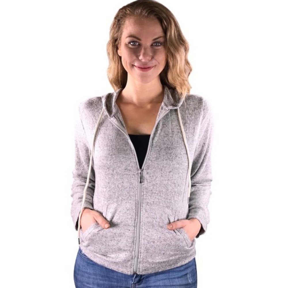 French Terry Hooded Jacket