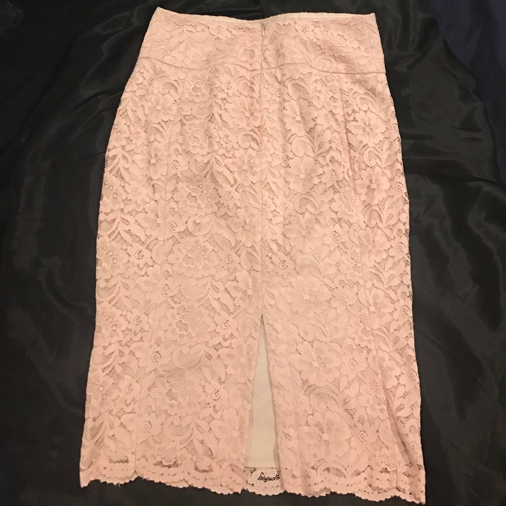 Express Lace Pencil Skirt