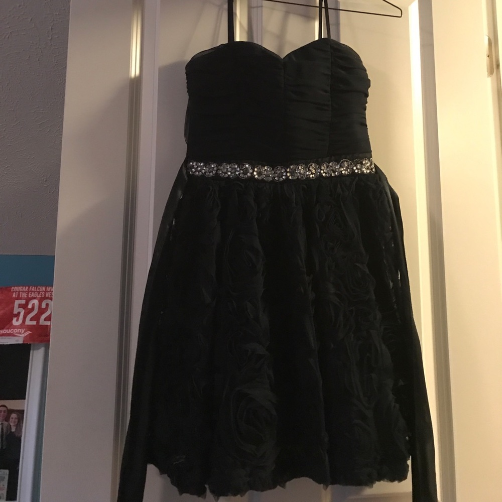 Navy blue homecoming dress