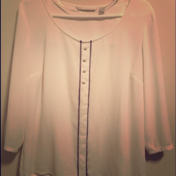 LC 3/4 Sleeve Blouse LARGE - Picture 1 of 4