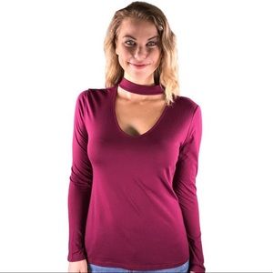 V cut blouse plus size