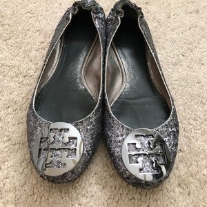 Tory Burch Sequined Reva Flats