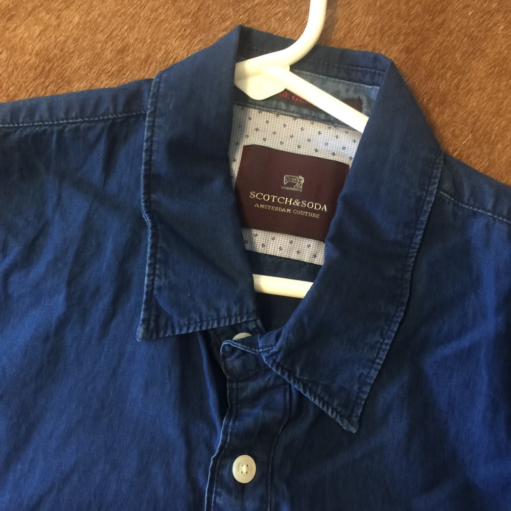 SCOTCH & SODA Denim Long Sleeve Shirt