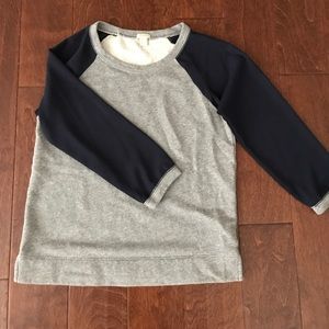 J Crew 3/4 Length Sleeve Top