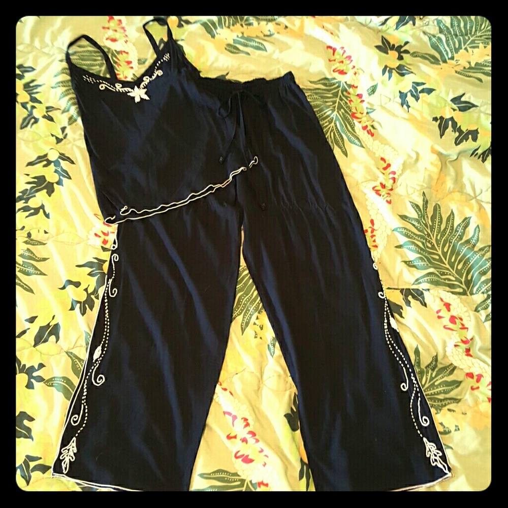 Tropical Tantrum Drawstring Pants Set