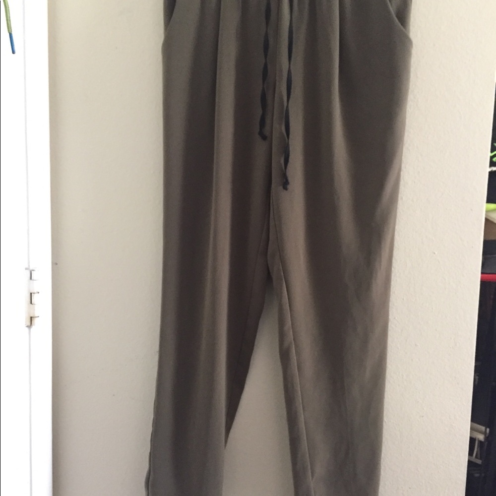 SANCTUARY CLOTHING XS Green Drawstring Pants - Picture 4 of 7