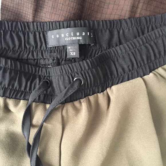 SANCTUARY CLOTHING XS Green Drawstring Pants - Picture 3 of 7