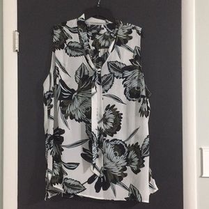Who what wear tie neck tunic floral print 3X