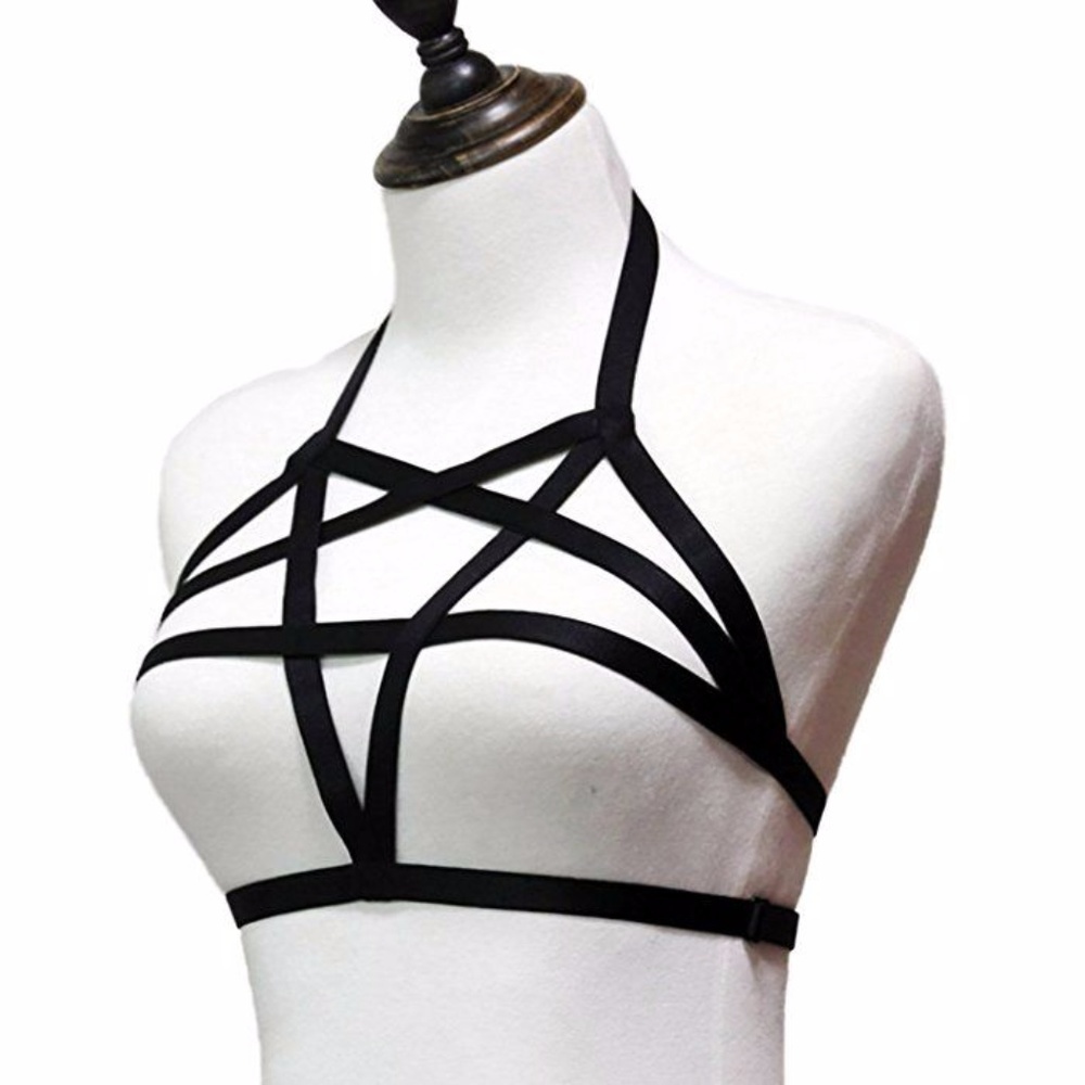 Pentagram Harness Bra - Picture 3 of 8