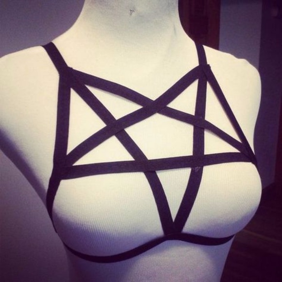 Other - Pentagram Harness Bra