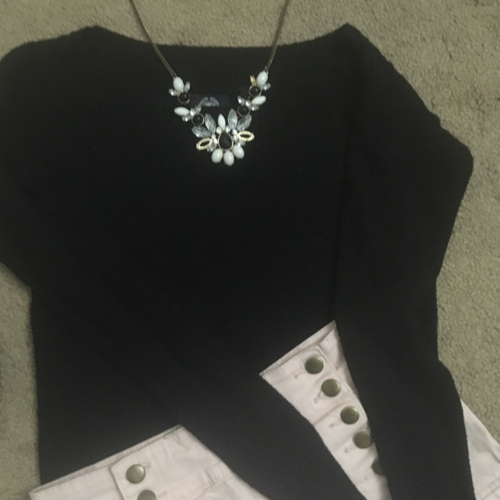 Black American eagle sweater