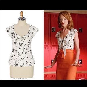 Anthropologie Odille Novelty Dolphin print top