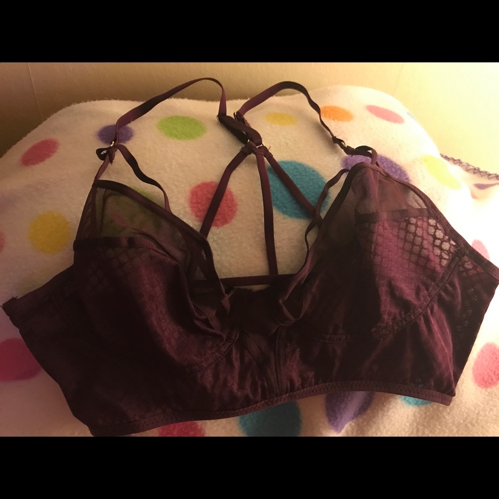 Maroon bralette