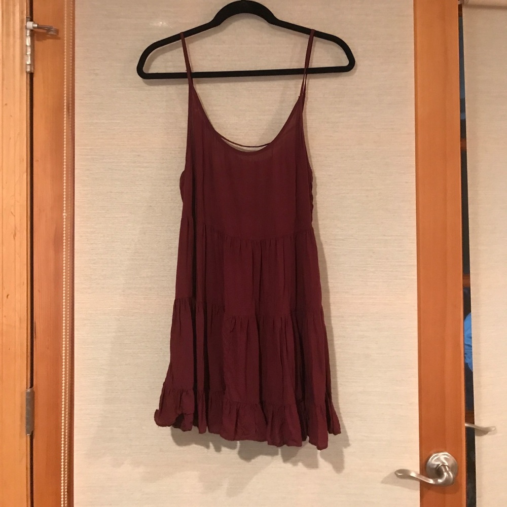 Maroon Brandy Melville dress