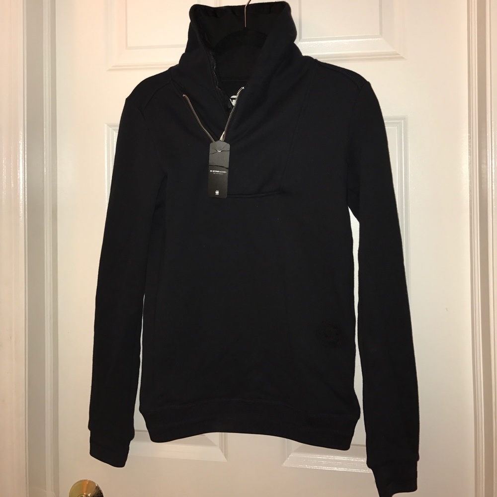 G-Star Slim Fit High Collared Sweatshirt