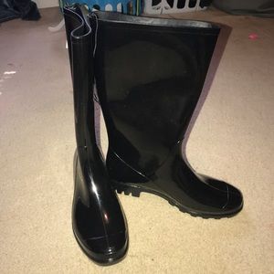 Walmart Wide Calf Size 9 Rain Boot NEW WITH TAGS