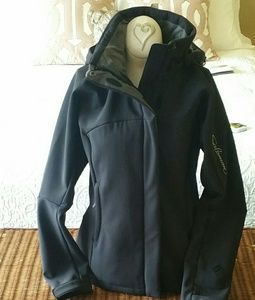 EUC Salomon Black Clima Pro Hooded Jacket